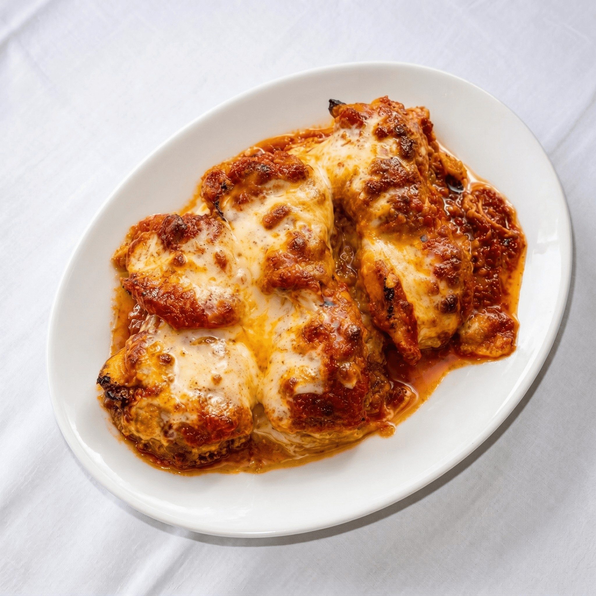 Shrimp Parmigiana.
