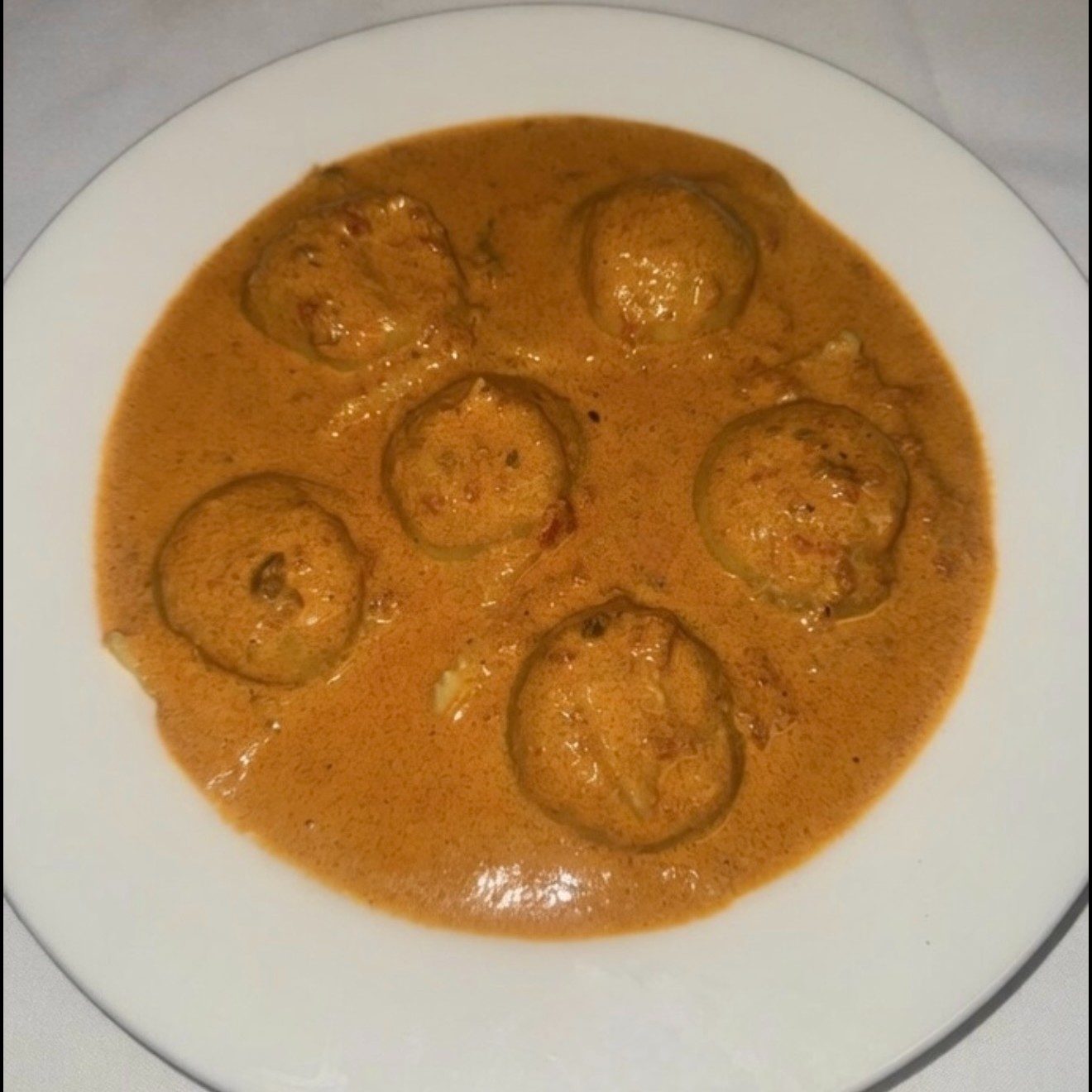 Lobster Ravioli Any Sauce.