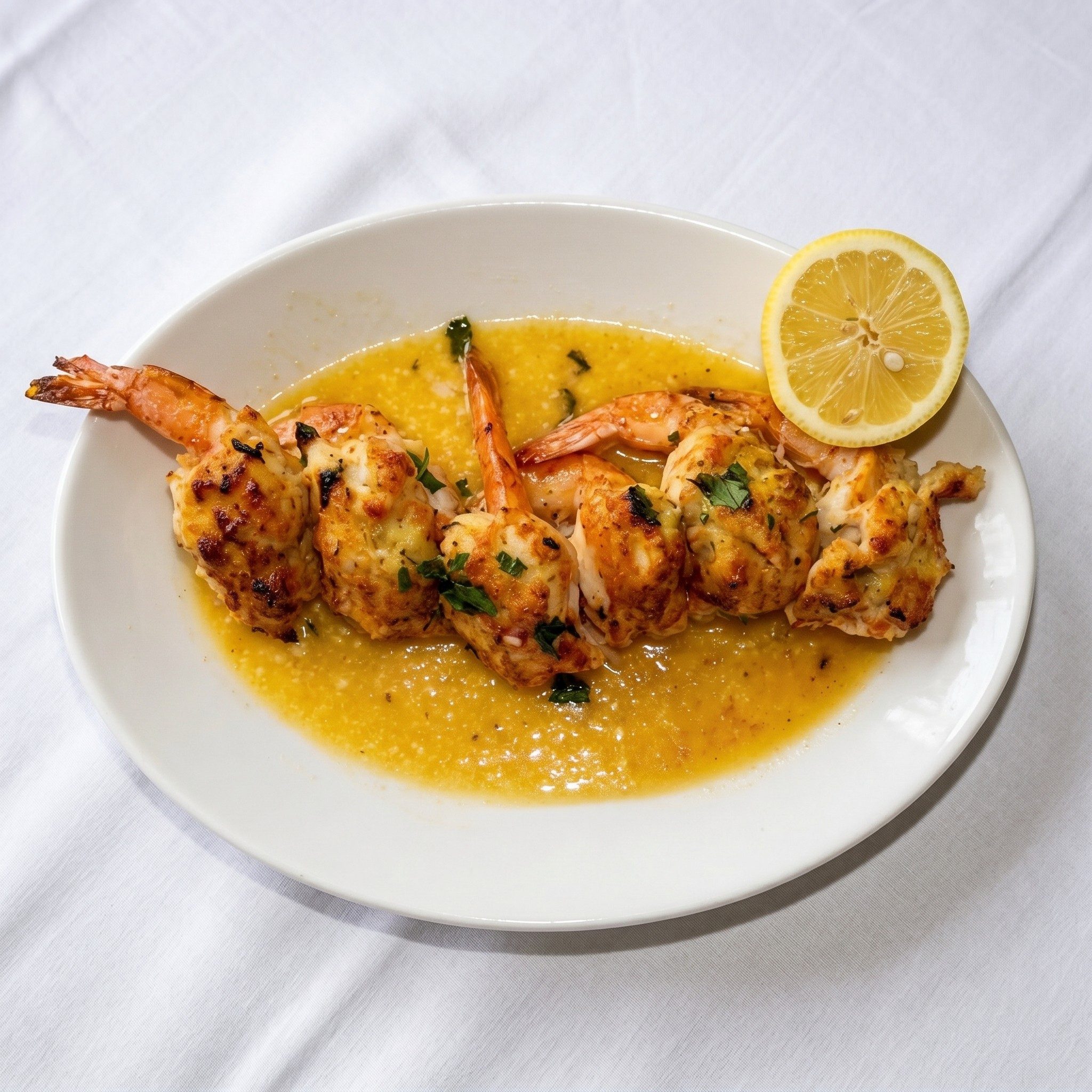 Stuffed Shrimp with Crabmeat.