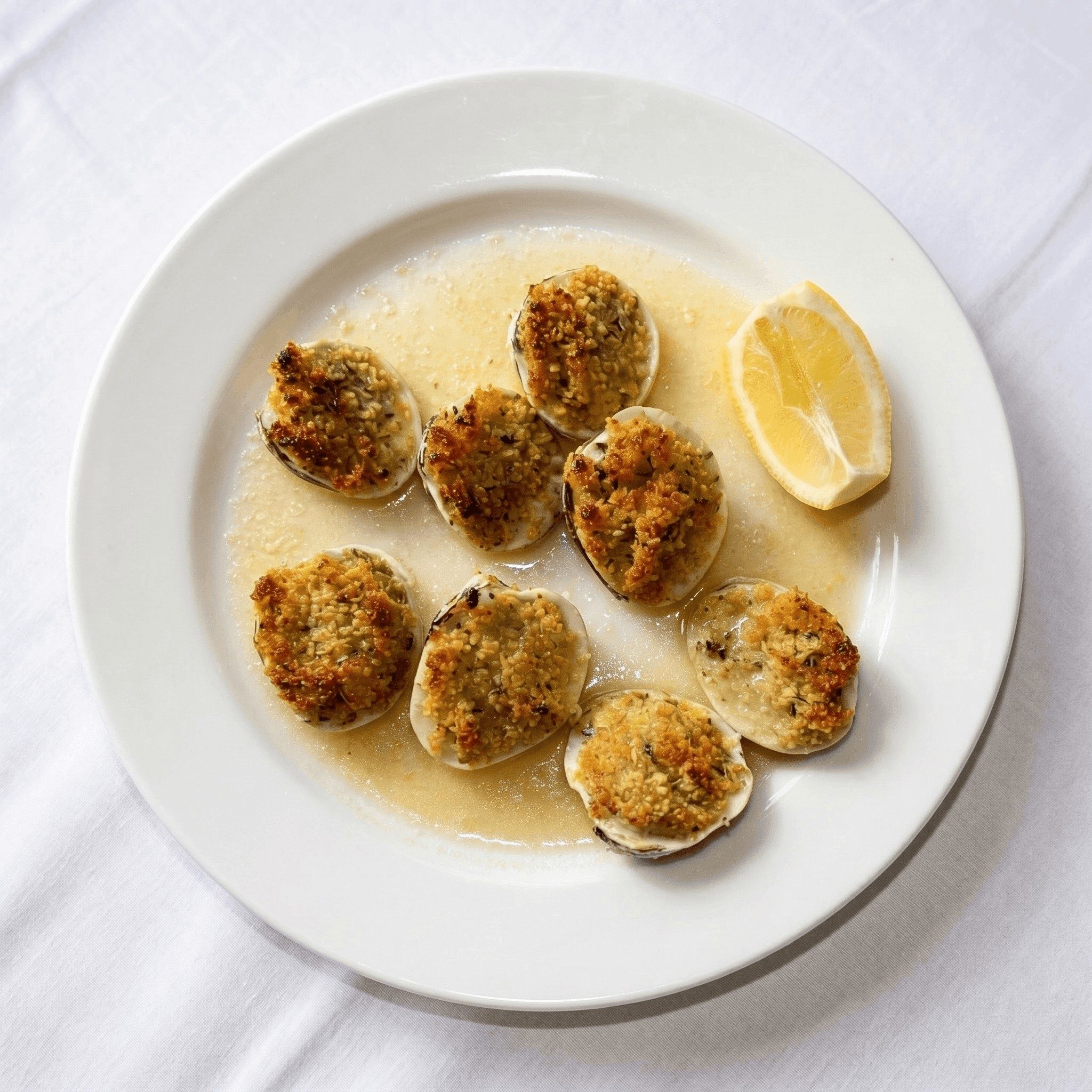 Baked Clams.