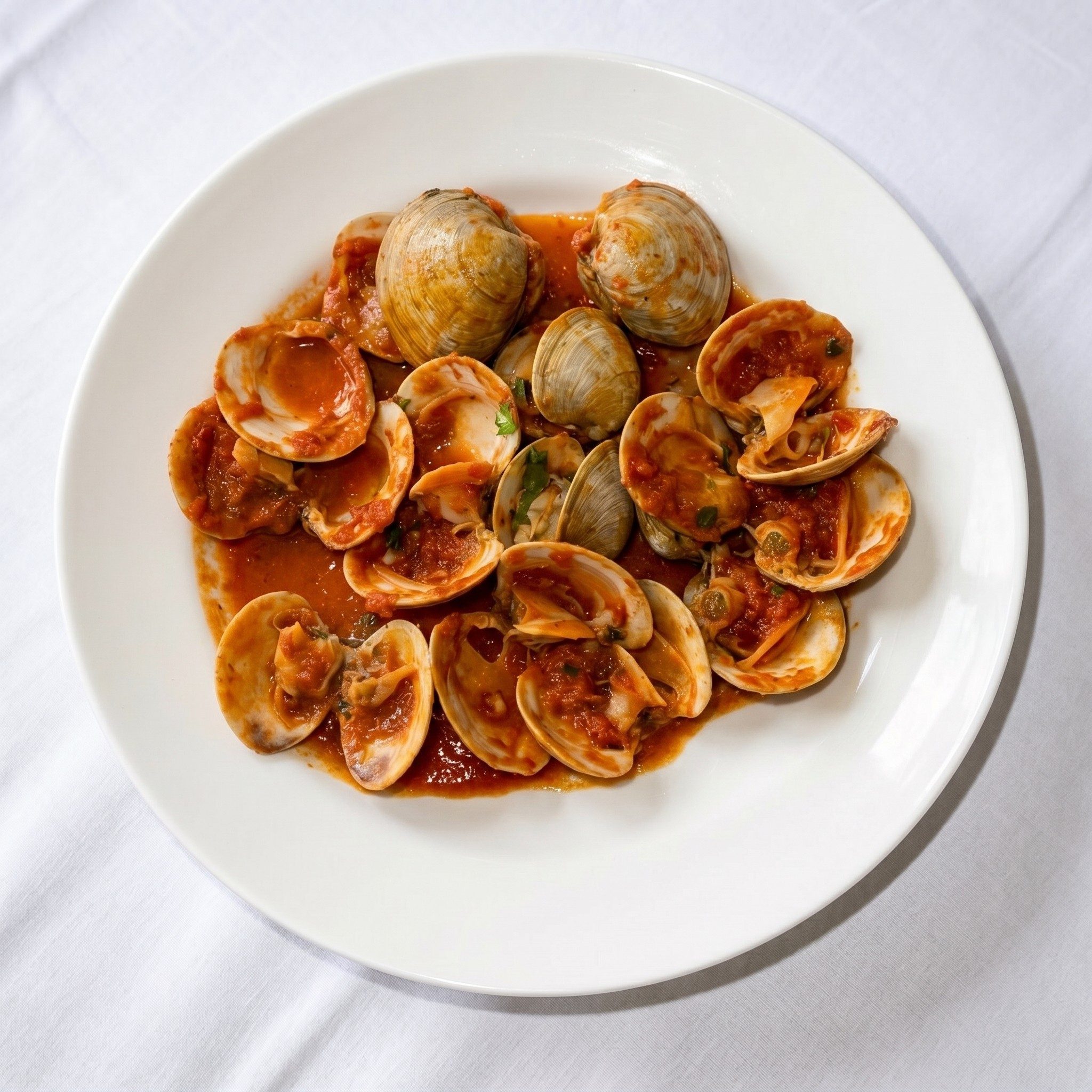 Clams Posillipo.