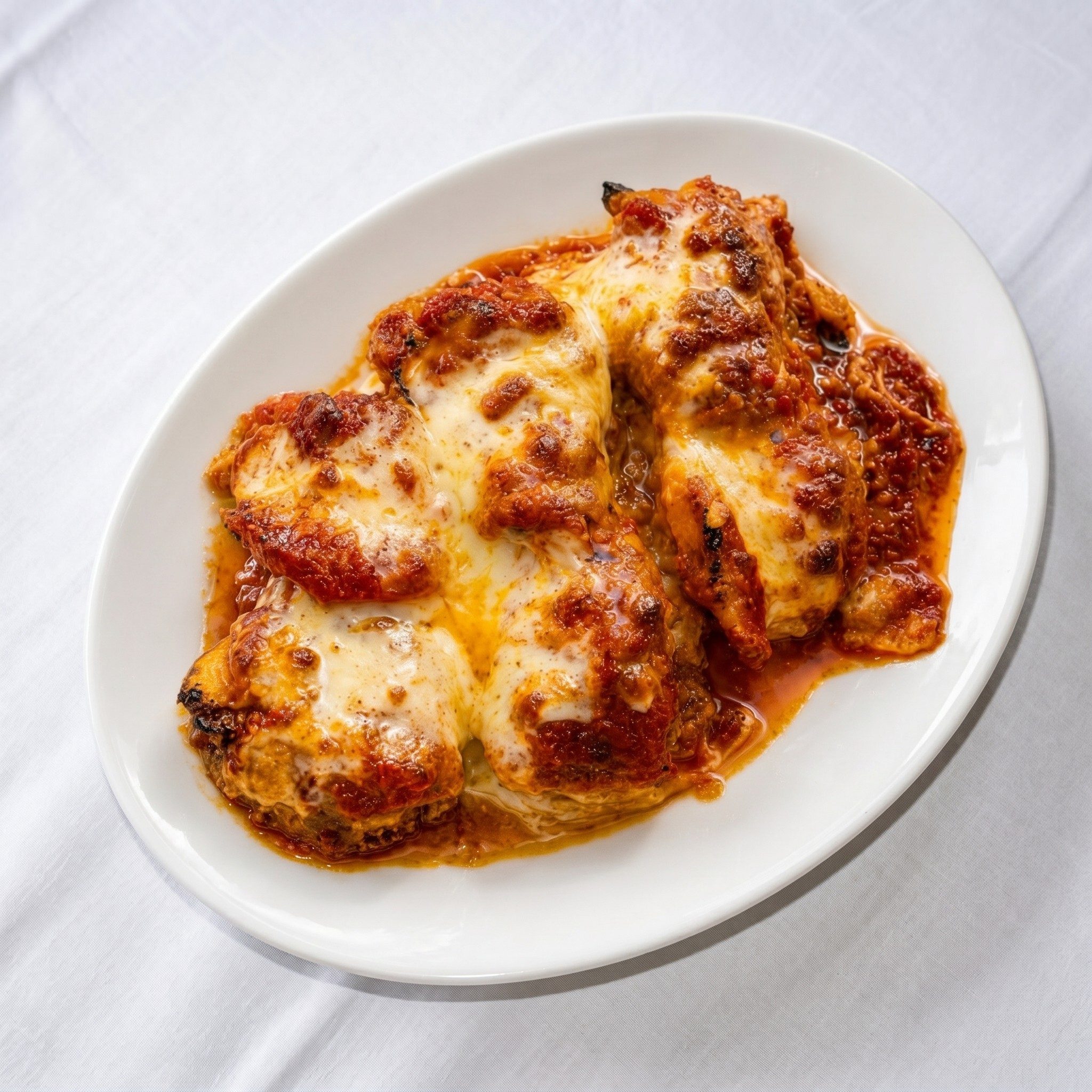 Shrimp Parmigiana.