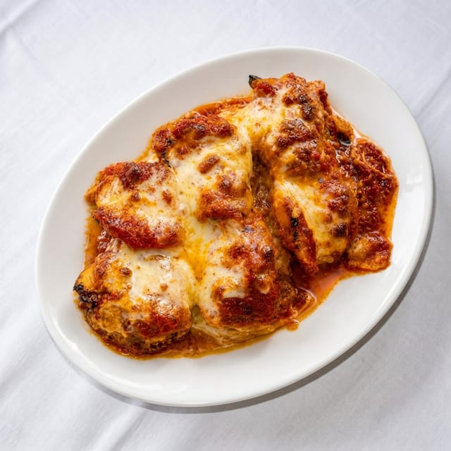Shrimp Parmigiana.
