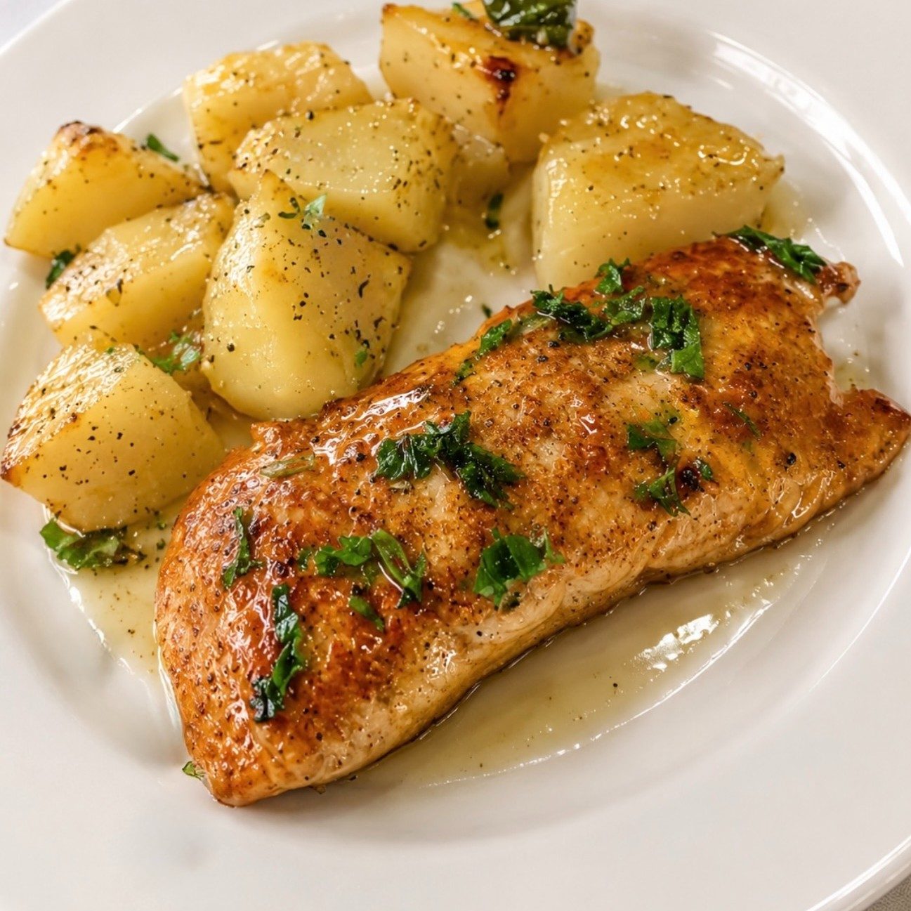 Broiled Salmon.