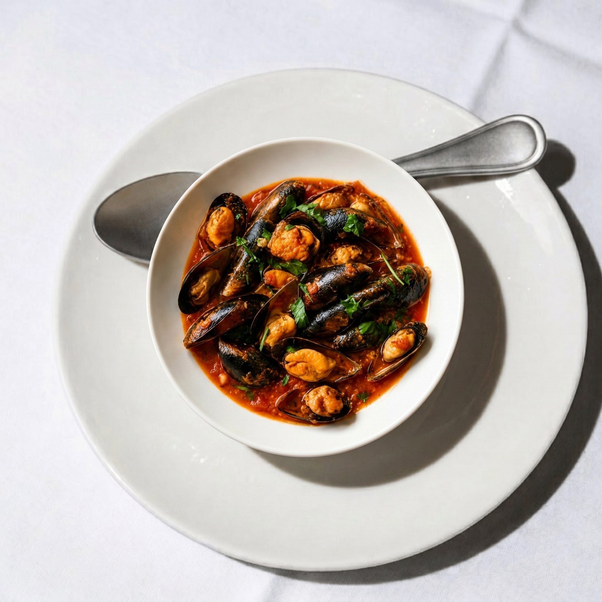 Mussels Marinara.
