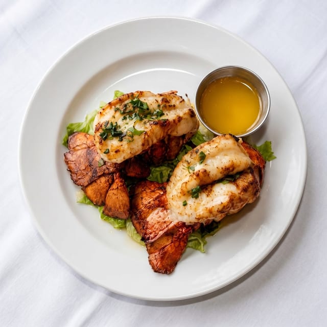 Broiled Lobster Tails.