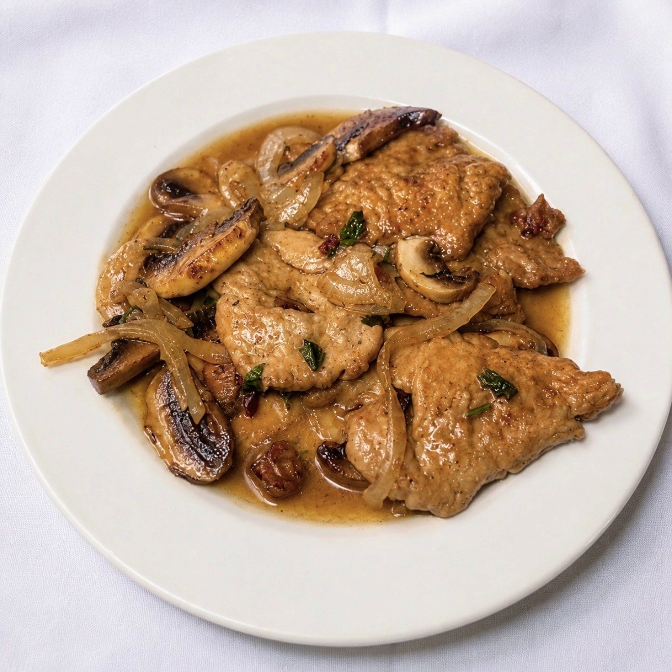 Chicken Marsala.