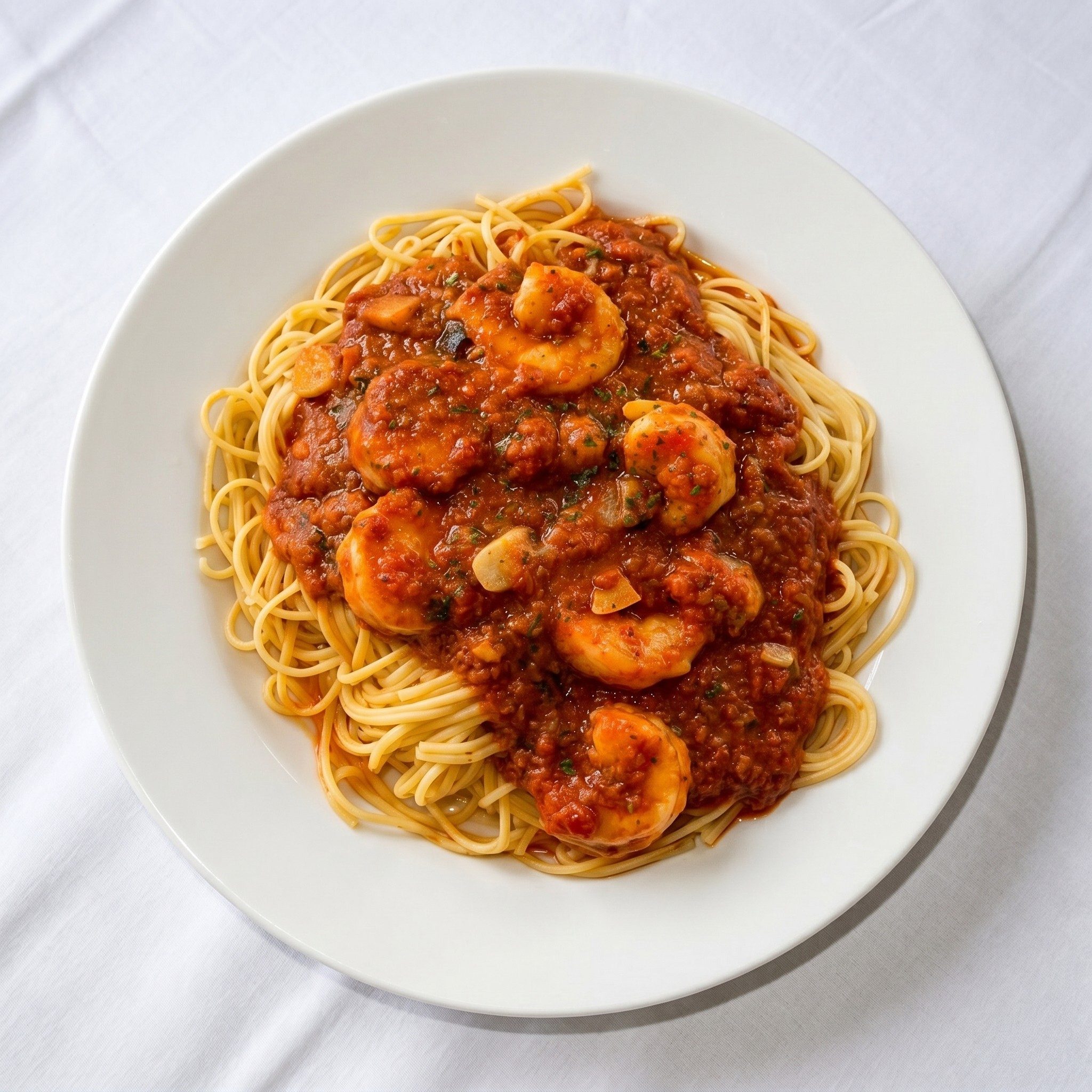 Shrimp Fra Diavolo.