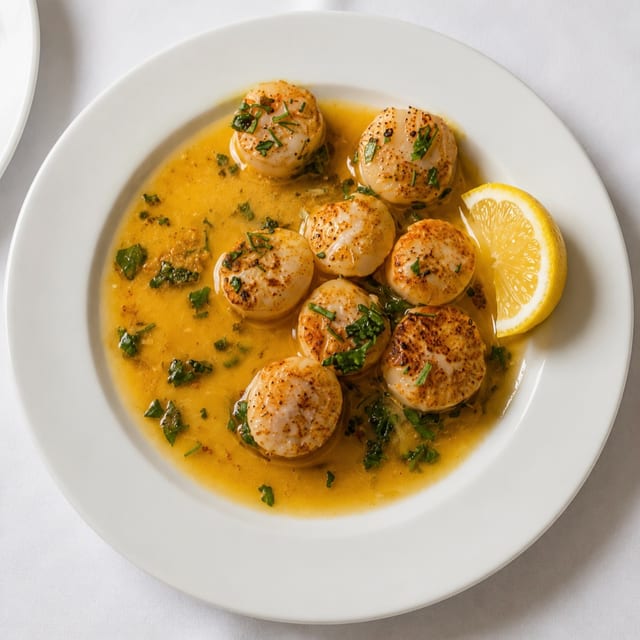 Broiled Scallops.