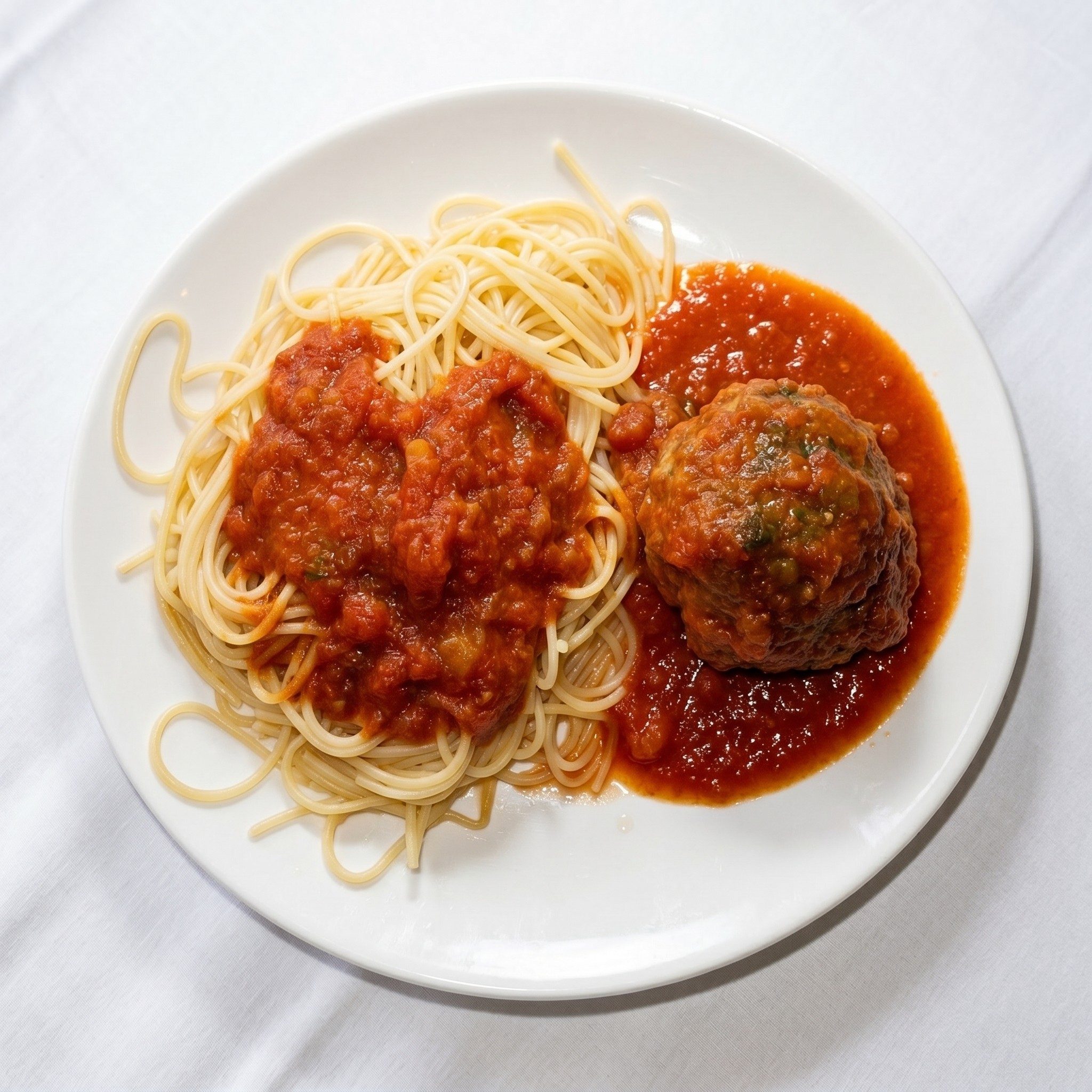Kids Spaghetti and Meatball.